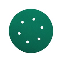 Yeşil Esnek Cırtlı Disk Zımpara 150 Mm 6 Delikli 280 Kum