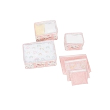 Baby 6'lı Seyahat Seti Anne Bebek Hastane Çıkışı Düzenleyici Hurcu Doğum Çantası Çok Renkli