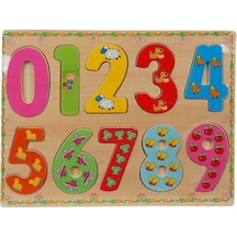 5215 -wooden Puzzle Numbers 10 Parça