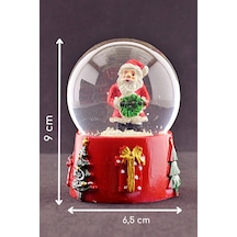 Noel Baba 2023 Merry Christmas Tasarımlı 9 Cm Orta Boy Işıklı Ka