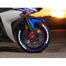 YAMAHA DARK SİDE Motorsiklet Lastik Yazısı Sticker 4 Adet