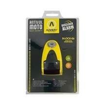 Auvray Alarmlı Disk Kilidi 6 Mm 120db Sarı-siyah B-lock 06