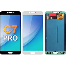 Samsung Galaxy C7 Pro C7010 İle Uyumlu Oled Ekran Dokunmatik