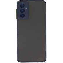 Samsung Galaxy  Uyumlu,  M13 Kılıf Montreal Silikon Kapak - Lacivert