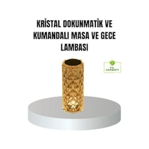 Mey İthalat Kristal Rgb Led Li Kumandalı Masa Ve Gece Lambası - Renkli Işık Modlarıyla Şık Dekoratif Aydınlatma