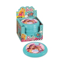 Barbie Frizbi Pembe Lisanslı Kız Çocuk Bahçe Deniz Plaj Oyuncak 1 Adet