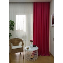 Evdepo Home Fuşya Soft Fon Perde Tek Kanat Fuşya