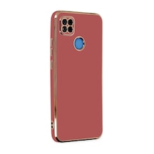 Xiaomi Redmi 9c Uyumlu Kılıf Volet Silikon - Kırmızı