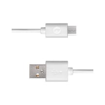 Taks Micro Usb Şarj Kablosu Beyaz 100 CM