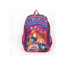Winx İlkokul Çantası - 2 Bölmeli Pembe