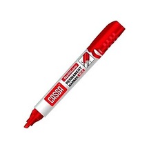 Cassa 9916 Kırmızı Kesik Uç Permanent Koli Kalemi - 6'lı Set