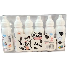 Unicus Milk Biberon Fosforlu Kalem 6 Renk Md-199-2 Çok Renkli