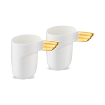 Jumbo Goddess 2 Kişilik Espresso Fincan Seti Gold Altın