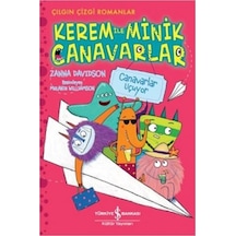 Canavarlar Uçuyor: Kerem ile Minik Canavarlar-Çılgın Çizgi Romanlar - Zanna Davidson - İş Bankası Kültür Yayınları