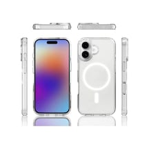 Apple iPhone 17 Uyumlu Şeffaf Magsafe Kılıf Safe Şeffaf