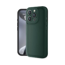 Apple iPhone Uyumlu 16 Pro Max Kılıf Viera Silikon - Koyu Yeşil Bzsxx00 1