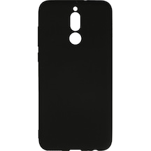 Huawei Mate 10 Lite Uyumlu Kılıf Nano İçi Kadife Silikon - Siyah
