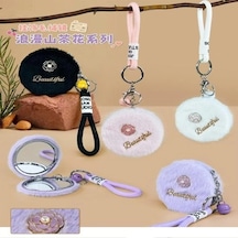 Mey İthalat Peluş Tasarımlı Ayna Belirtilmemiş