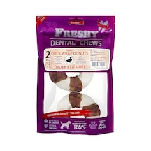 Freshy Duck Wrap Donuts Ördek Etli Deri Köpek Ödülü 100 Gr 2 Adet 9 Cm
