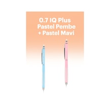 My Iq Plus Versatil Kalem 0.7 Pastel Pembe + Pastel Mavi Pembemavi