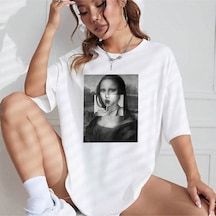 Noıssey Urban Pop Graphic Kadın Tişört Koleksiyonukod 5160 Beyaz