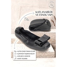 Celiora Kadın Babet Ayakkabı Renk: Siyah Cilt, Numara: 36 Diğer