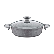 Oms Granit Karnıyarık Tenceresi Gri 28 Cm 3310