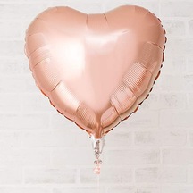 Kalp Folyo Balon Rose Gold 60 CM