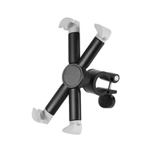 Rogfer Motosiklet Bisiklet Telefon Tutucu Açık Sürüş Ekipmanları 4.7-8 İnç Cep Telefonu / Tablet Gri İçin Uygun Gri Gri