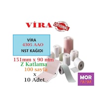 4305 Aao Nst Kagıdı 151 Mm X 90 Mm Z Katlama 100 Sayfa X 10 Adet