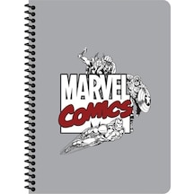 Seri 1 16.5x22.5 Çizgili Defter - Gri Renkli