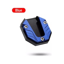 Mavi Semetal Motosiklet Standı Ayak Uzatma Yan Standı Destek Pedi Uzatma Plakası Elektrikli Bisiklet Yan Park İçin