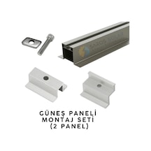 Güneş Paneli Montaj Seti 2 Panel