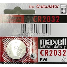 Maxell Cr 2032 Pil 3V Lithium Hafıza Bios Garaj Kepenk