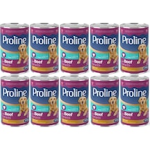 Pro Line Dana Etli Yetişkin Köpek Konservesi 10 x 395 G