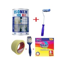 İsonem Ms 82 Nem Ve Rutubet Küf Boyası + Izmir Fırça Epoksi Rulo 10 Cm + 2.5 No Fırça + 3 Cm Açık Bej