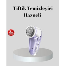 Şarjlı Tiftik Temizleyici Çıkarılabilir Hazneli Anti-statik Fırçalı Usb Şarjlı