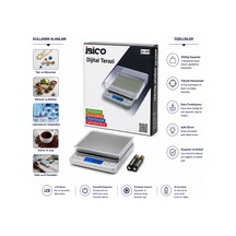Superıor Mını I-2000 3000gr/0.1gr Mini 10.5x13cm Hassas Tartı - Terazi Şeffaf Pls.kapak Pilli Bx40