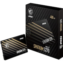 Msı Spatium S270 480gb 500-450mb/s Sata 2.5" Ssd