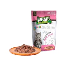 Jungle Junior Tavuk Etli Pouch Yavru Kedi Yaş Maması 100 G