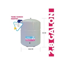 Tüm Su Arıtma Cihazlarına Uyumlu 2,8 Galon (10 Lt) Metal Tank (553188363)