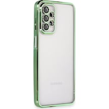 Mey İthalat Samsung Uyumlu Galaxy A23 4g Kılıf Lensli Silikon - Yeşil