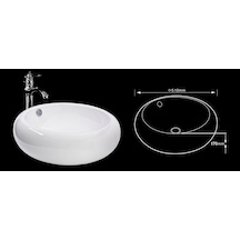 Lena Tezgah Üstü Çanak Lavabo E -5165