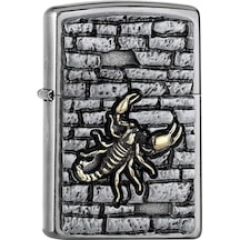 Zippo Pl 207 Scorpion On The Wall Emblem Çakmak