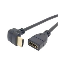 5060 Hdmi Dişi Erkek Uzatma 90 Derece Dirsek Kablosu 15cm