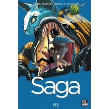 Saga Cilt: 5 - Fiona Staples -  Brian K. Vaughan - Marmara Çizgi