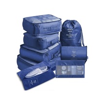 Dinosaurs Venta 8 Parça Valiz Düzenleyici Seti Seyahat Saklama Çantası02 Altın