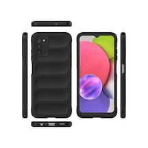 Galaxy A03s Kılıf Optimum Silikon - Siyah