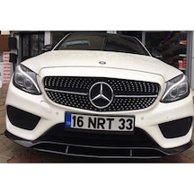 Mercedes Plastik W205 C180 Ön Ek 2 Parça Ön Ek
