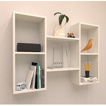 Rafkestir Kule Duvar Rafı Beyaz ( Parlak )